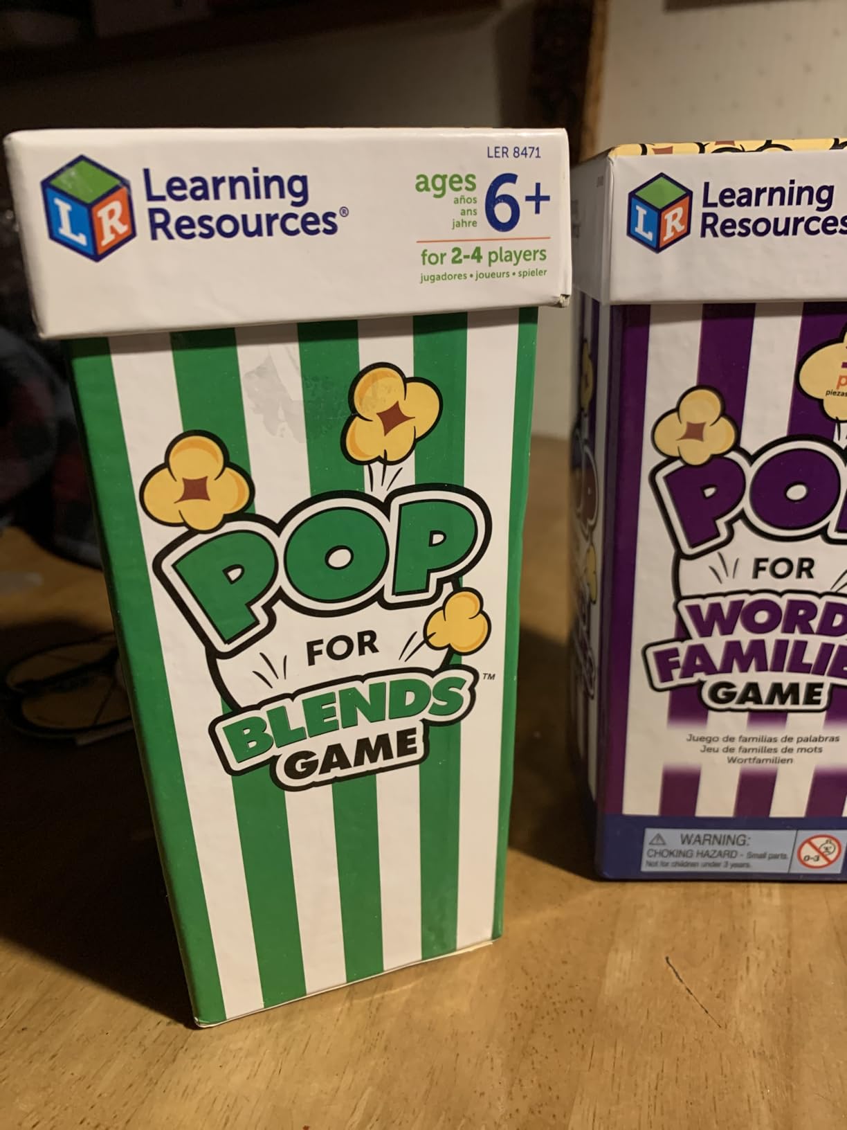 Learning Resources Pop for Blends Game, Phonics Game, 2-4 Players, 92 Cards, Ages 6+ customer photo 1