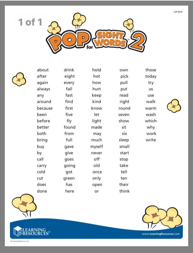 Learning Resources Pop for Sight Words Bundle customer photo 1