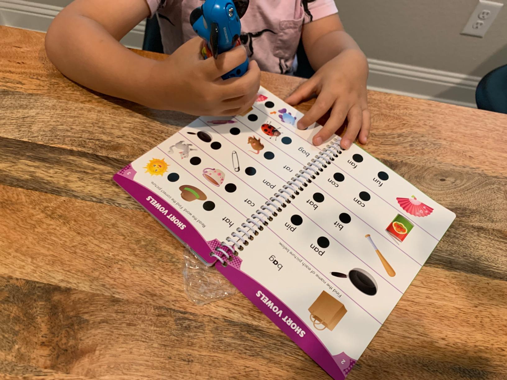 Hot Dots Kindergarten Reading Set - Kindergarten Workbooks with Interactive Pen, Homeschool Learning Activities, Learn to Read Activity Books for Kids Ages 5+ customer photo 1