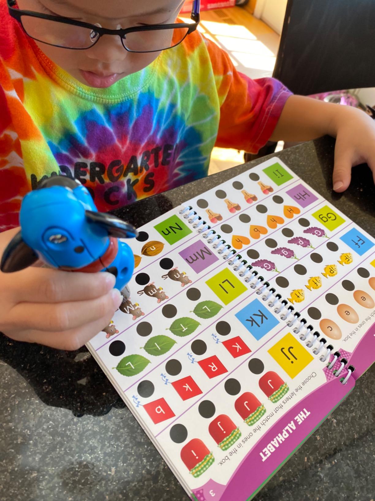 Hot Dots Kindergarten Reading Set - Kindergarten Workbooks with Interactive Pen, Homeschool Learning Activities, Learn to Read Activity Books for Kids Ages 5+ customer photo 2