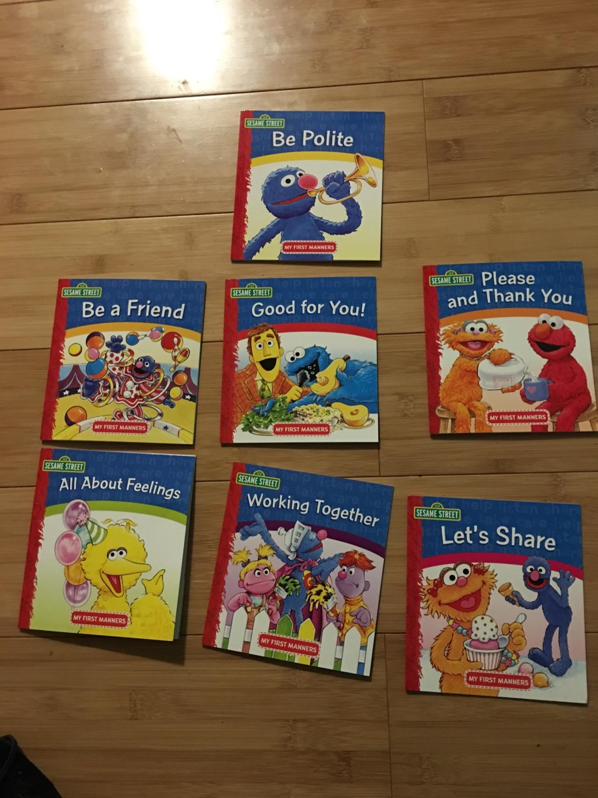 Sesame Street Elmo Manners Books for Kids Toddlers - Set of 8 Manners Books customer photo 2
