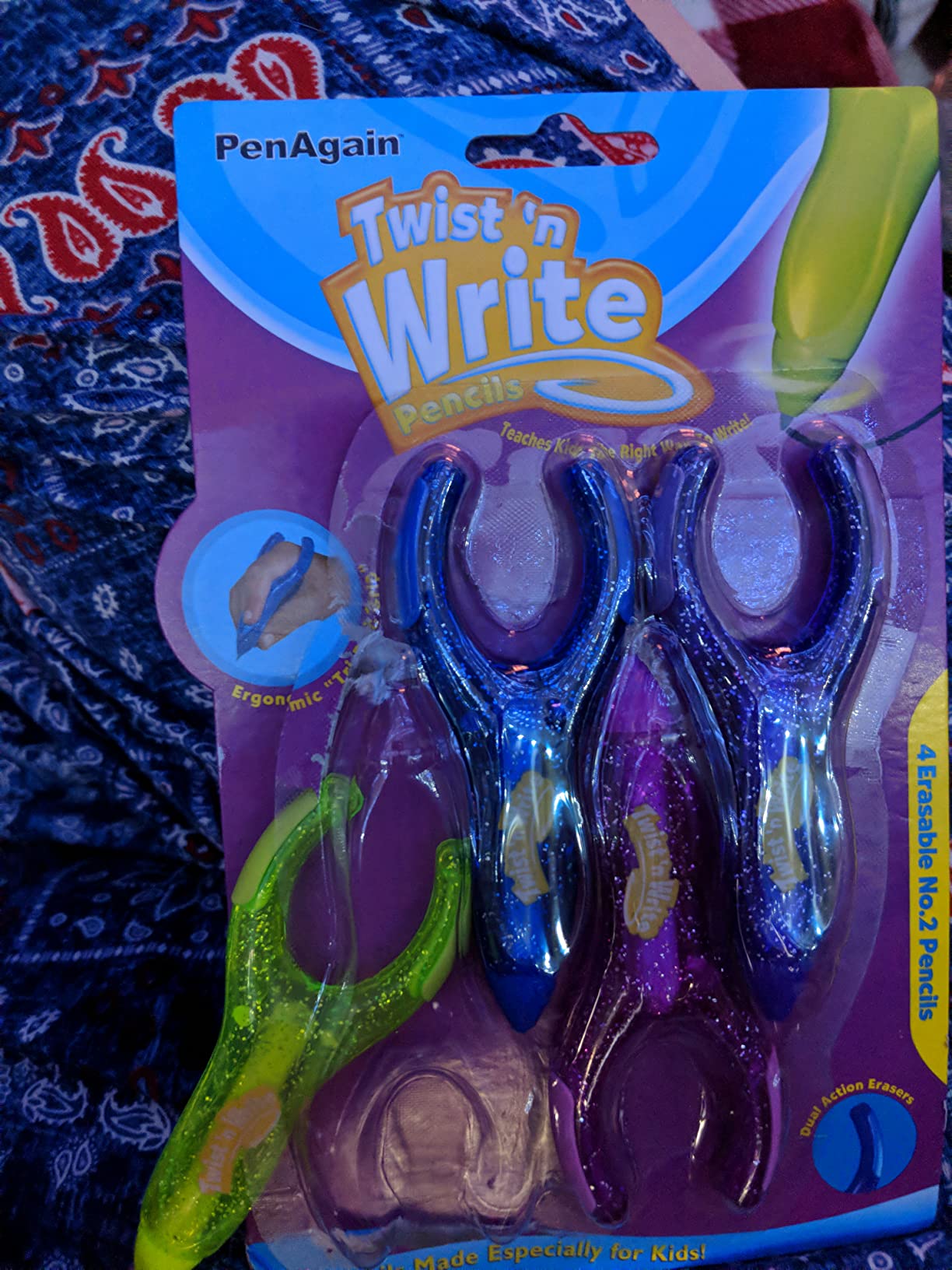 PenAgain 71 Twist 'N Write Pencil, Assorted Colors, 4 Count customer photo 1