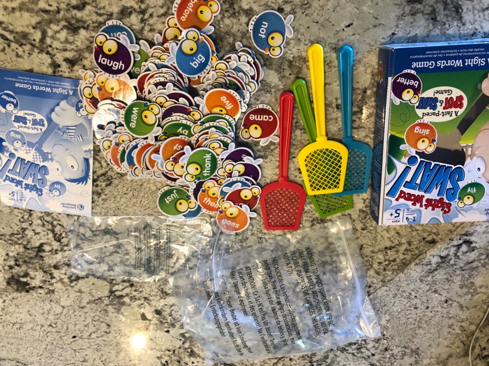 Learning Resources Sight Word Swat A Sight Words Game - Phonics Flash Cards, Board Games for Kids, Montessori Spelling, Homeschool, Classroom Must Haves, Teacher Supplies, Gifts for Boys and Girls customer photo 1