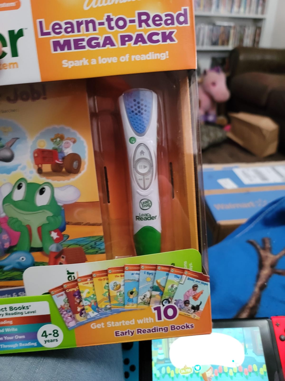 LeapFrog LeapReader System Learn to Read 10 Book Mega Pack - Teal - Online Exclusive customer photo 1