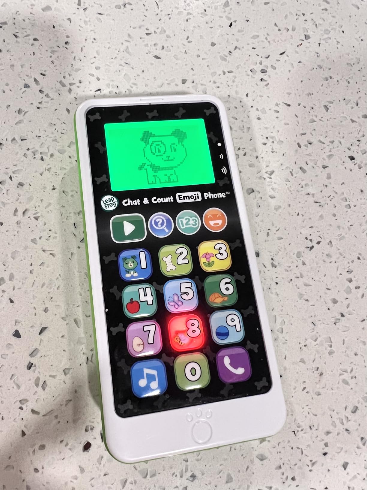 LeapFrog Chat and Count Emoji Phone, Green customer photo 1