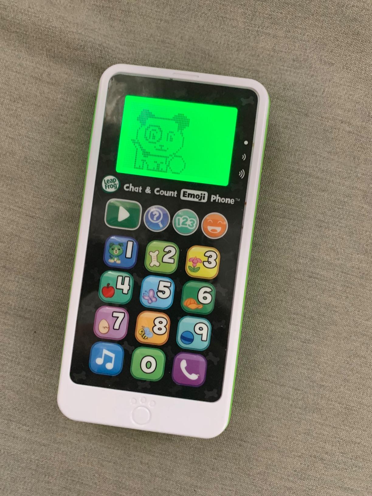 LeapFrog Chat and Count Emoji Phone, Green customer photo 2