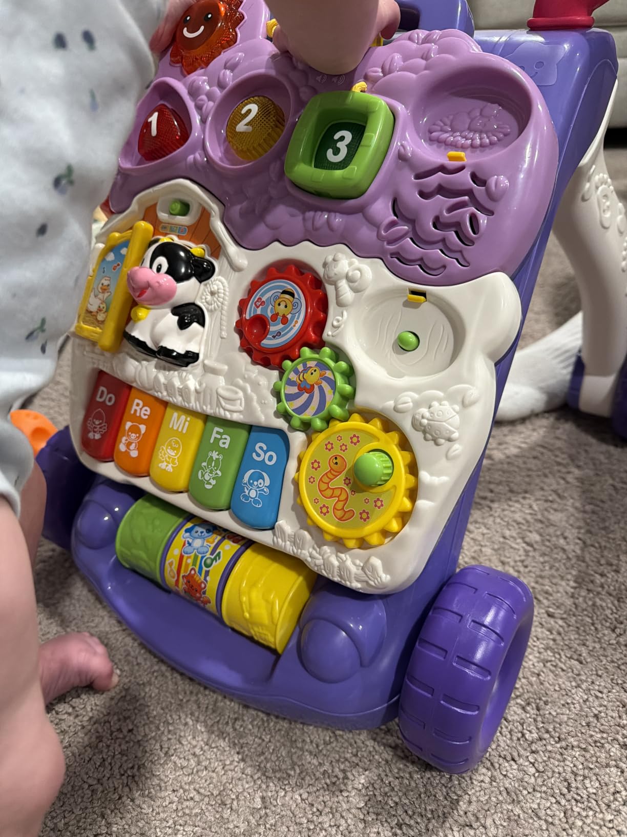 VTech Sit-to-Stand Learning Walker (Frustration Free Packaging), Blue customer photo 2