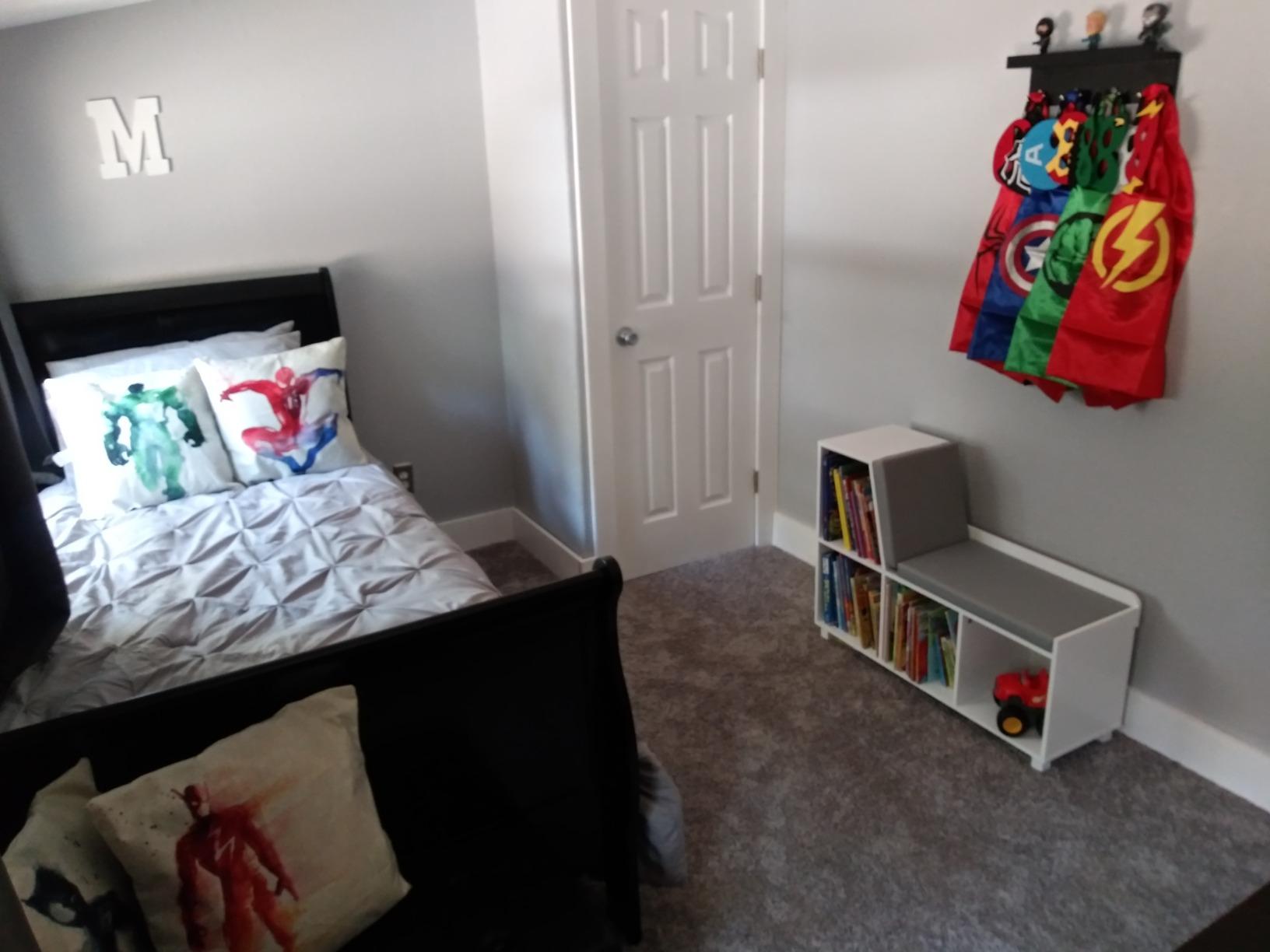 RiverRidge Kids Reading Nook and White Cubby Storage Bench with Comfy Cushioned Seat and Cubbies Toy Organizer, White customer photo 2