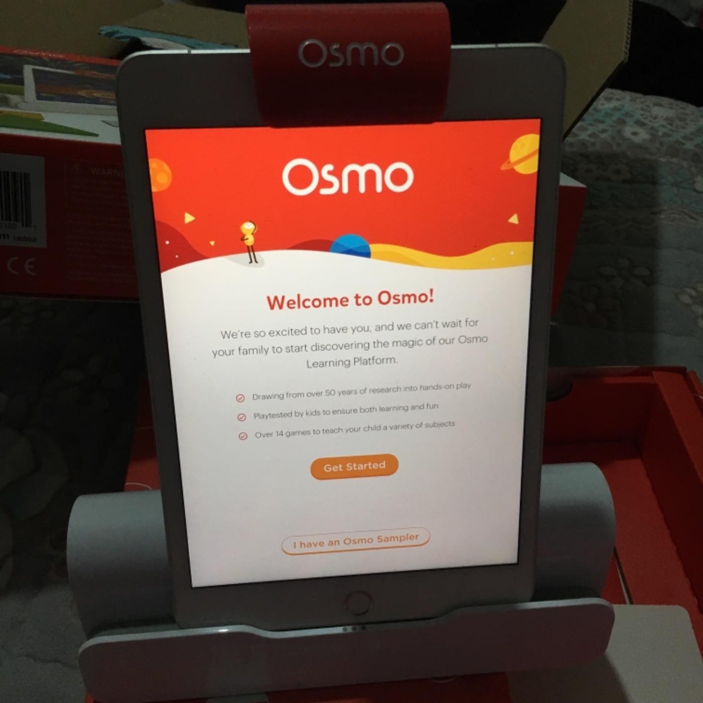 Osmo Genius Starter Kit for iPad - Ages 6-10 - 5 STEM Learning Games (Words Spelling, Math, Tangram, Newton, Masterpiece) - iPad Base Included customer photo 1