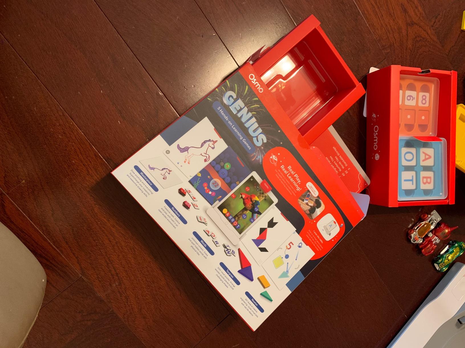 Osmo Genius Starter Kit for iPad - Ages 6-10 - 5 STEM Learning Games (Words Spelling, Math, Tangram, Newton, Masterpiece) - iPad Base Included customer photo 2