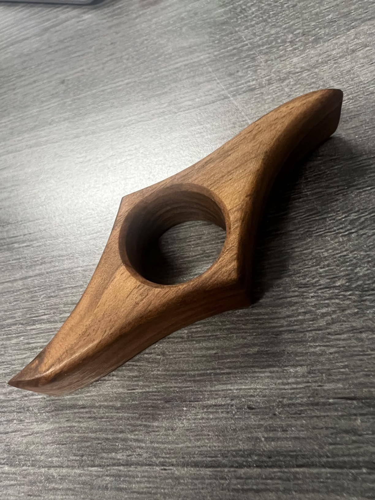 TILISMA Book Page Holder -Handmade Natural Walnut Thumb Bookmark -Novel Reading Accessories Gifts for Readers, Book Lovers Gifts, Bookworm Gift, Literary Gift - Reading Accessories (XL 0.98 inches) customer photo 2