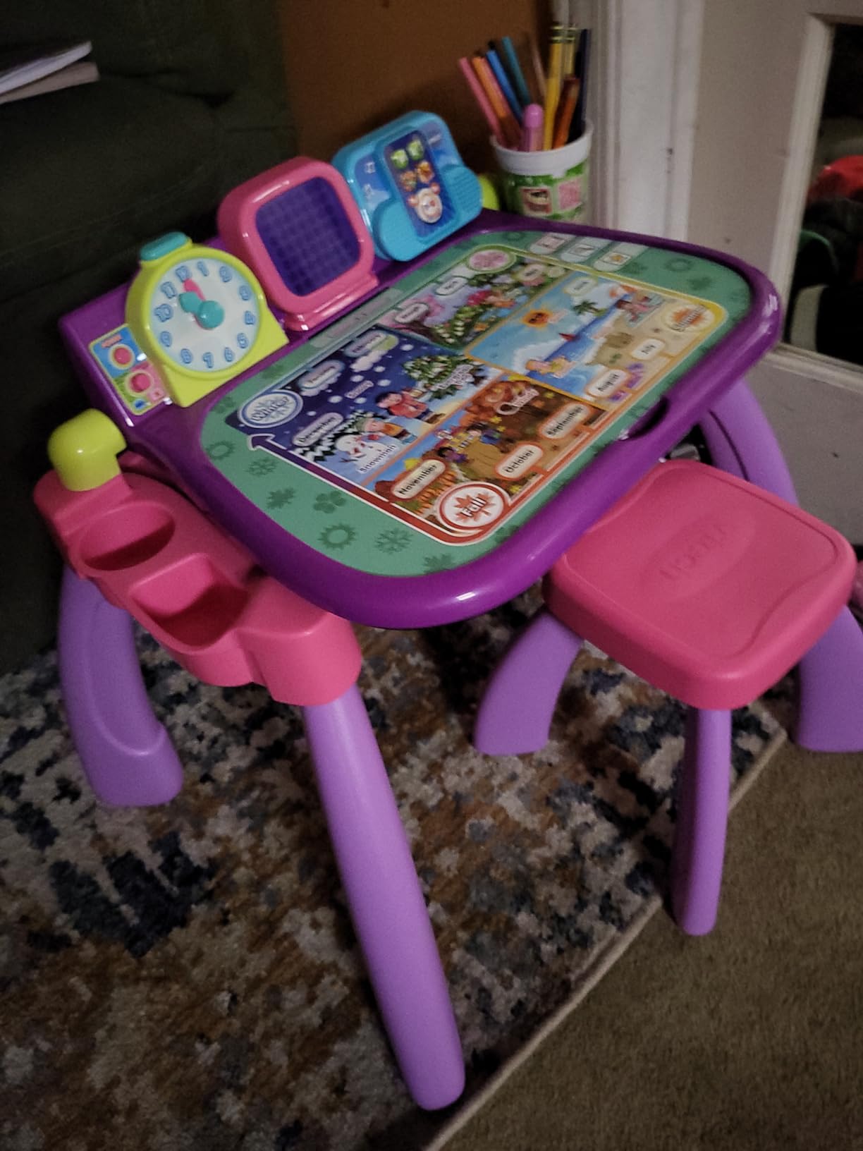 Touch and Learn Activity Desk (Frustration Free Packaging), Purple customer photo 2