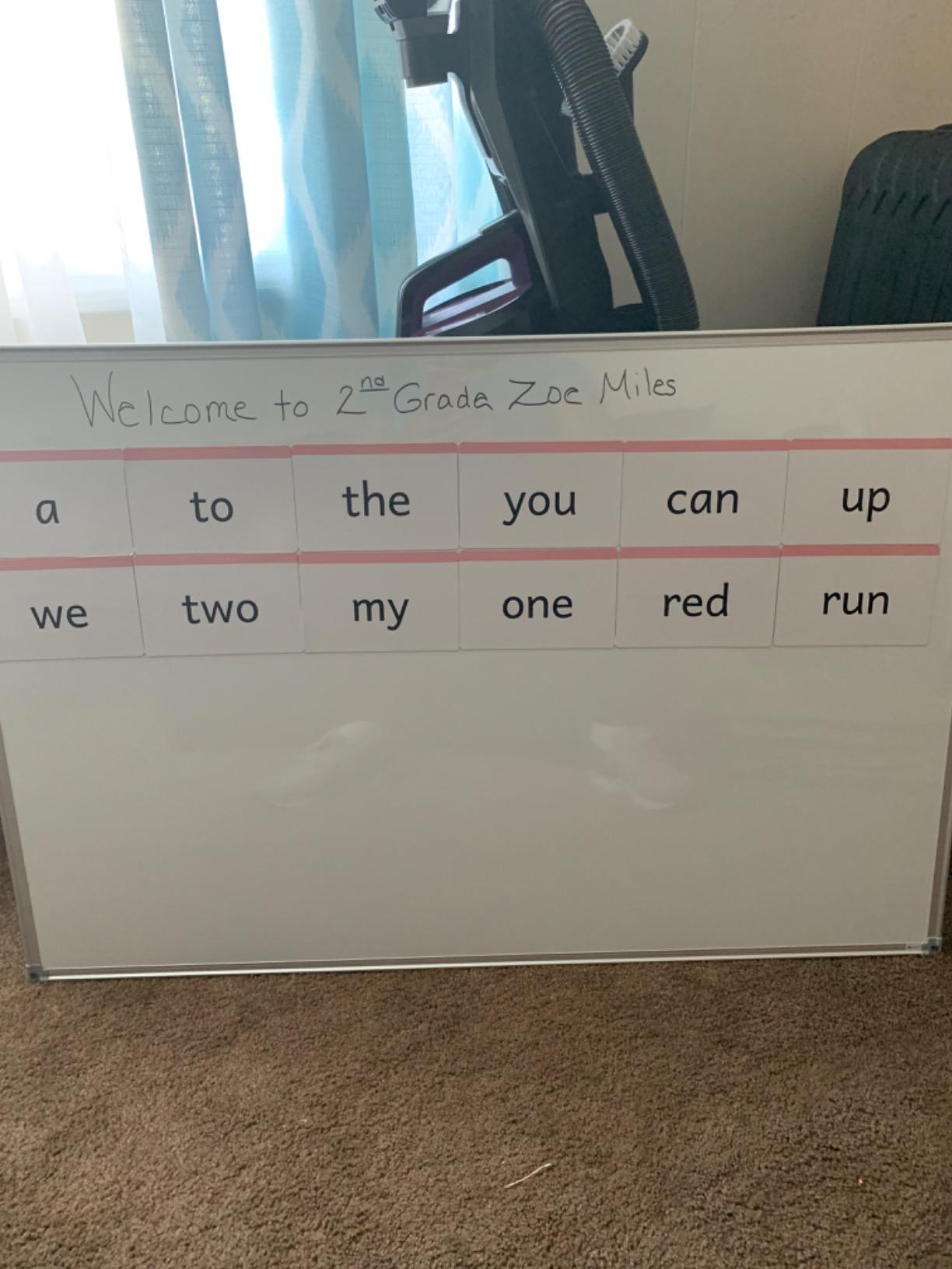 Pre-K Sight Words Magnetic Flash Cards (Pre-Kindergarten) - 40 Sturdy Large Dolch Cards for Literacy of Beginning Readers, Homeschool, Teachers and ESL, Preschool customer photo 2
