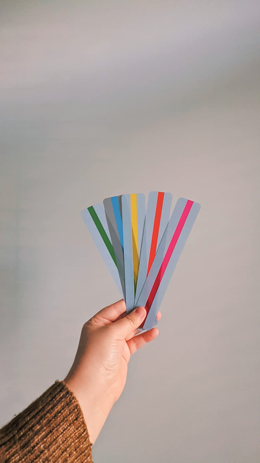 Zonon 6 Pcs Guided Reading Strips Colored Highlight Strip for Dyslexia - Overlays Reading Bookmark, Reading Tracker, Dyslexia Reading Tools customer photo 1