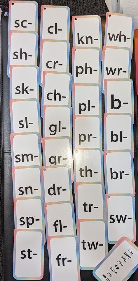 Teacher Created Resources Initial Consonants, Blends & Digraphs Flash Cards (EP62044) customer photo 2