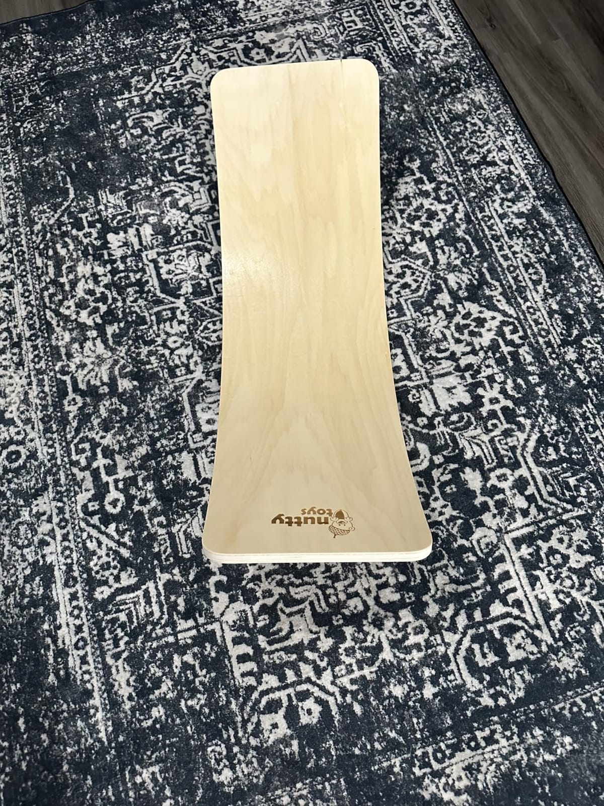 NUTTY TOYS Montessori Wooden Wobble Board for Kids & Adults -100% Natural Wood Balance Board, Waldorf Toddler Balancing Toy, Unique Boy Girl Open Ended Toy Best Valentines Day & Easter Gifts Idea 2026 customer photo 1