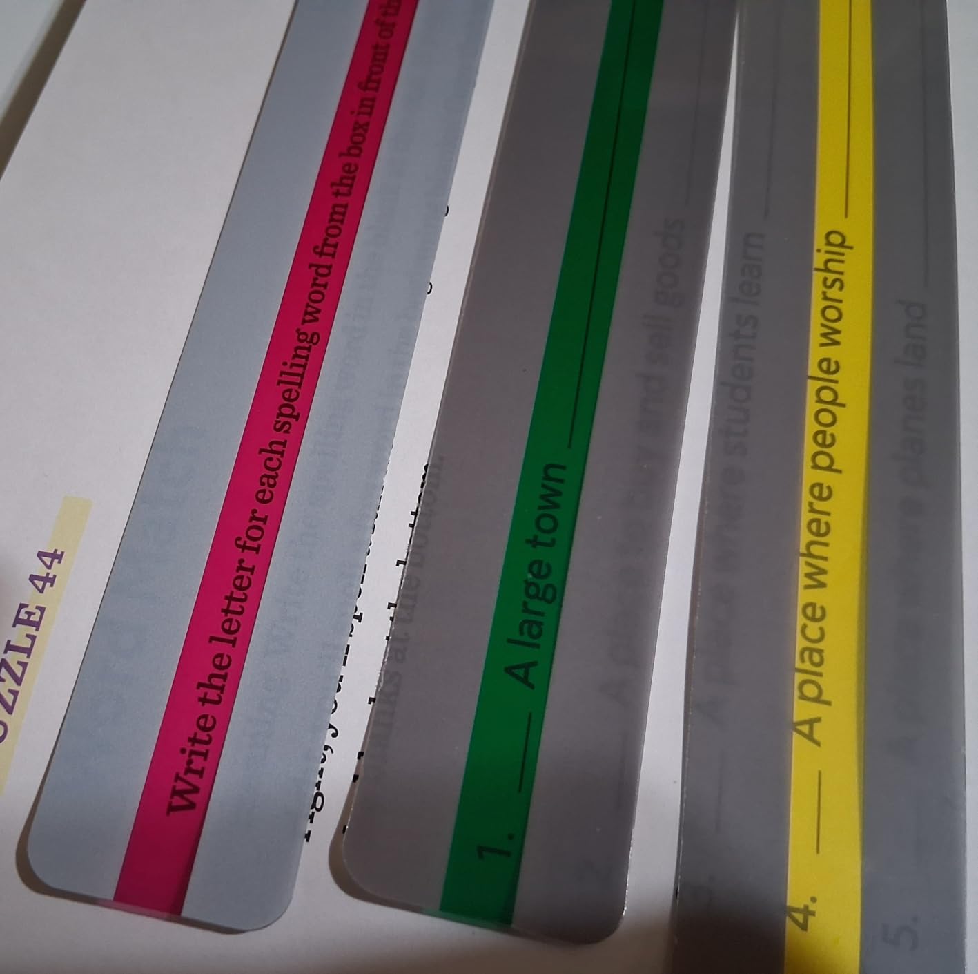 8 Pack Guided Reading Strips, Colored Overlay Bookmark for Kids - Highlight Strips for Reading, Assorted Colors Help with Dyslexia for Children customer photo 1