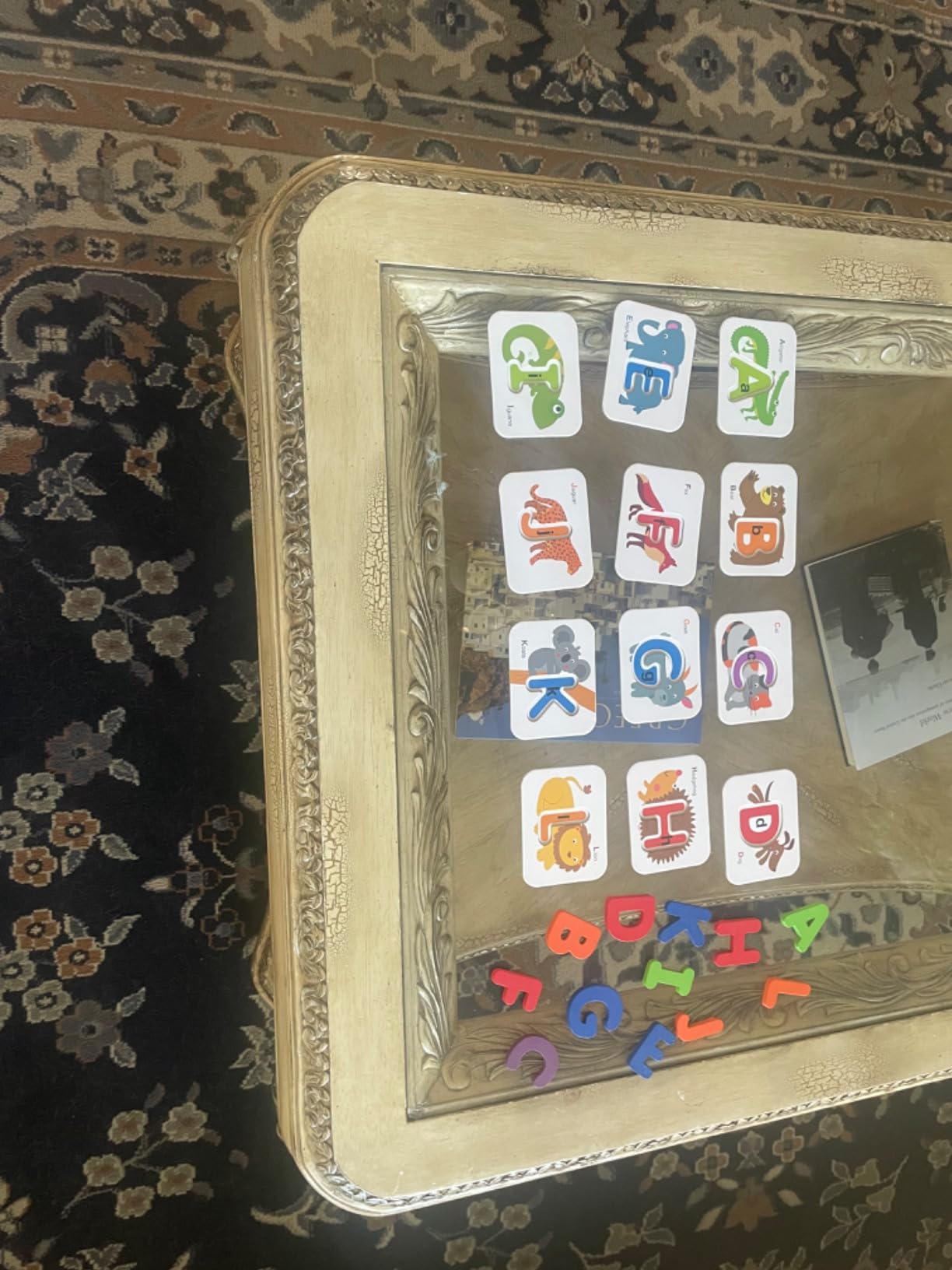 ABC Alphabet Flash Cards, Wooden Letters Number Alphabet Blocks Toys | ABC Learning Toys for Kids 3-5, Montessori Educational Toys, Toddler Letter Flash Cards, Sight Words Matching Game customer photo 1