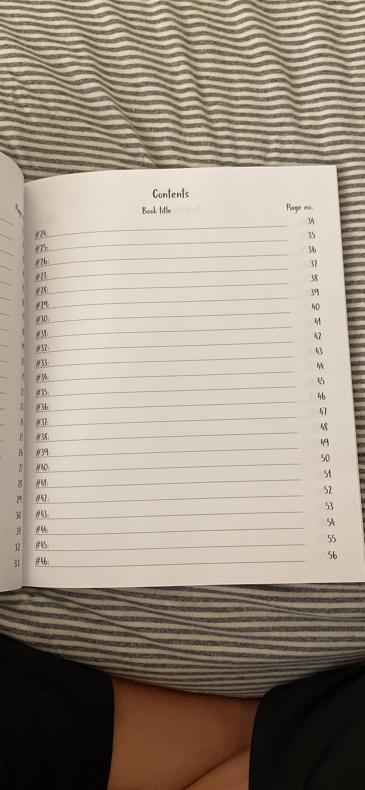 Reading Log Book: For Reviewing All of Your Favorite Books, Reading Journal with Table of Contents & Pre-Numbered Pages customer photo 2