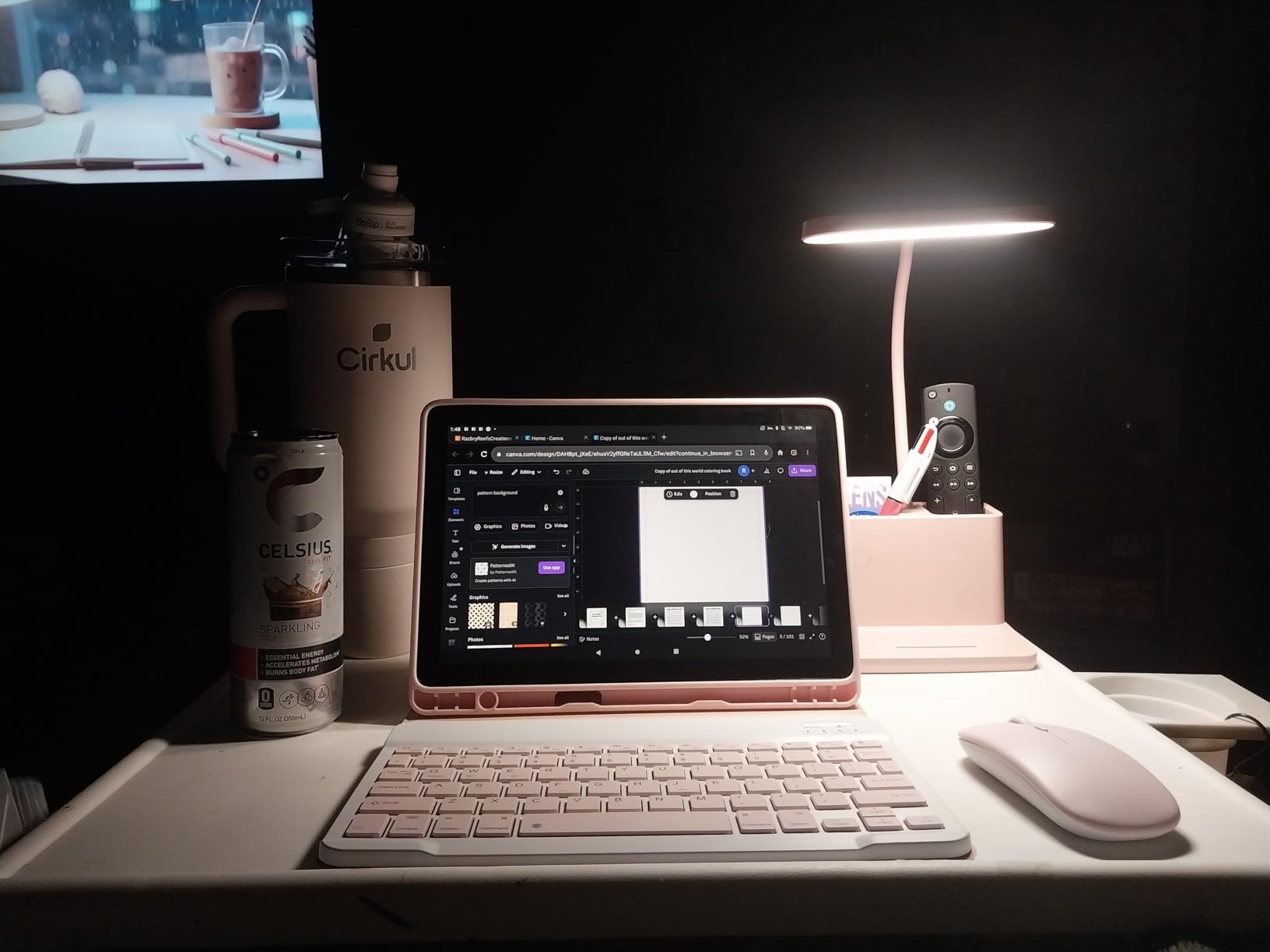 AXX Small Desk Lamp, Rechargeable Cute Table Light for Kids Teens customer photo 2