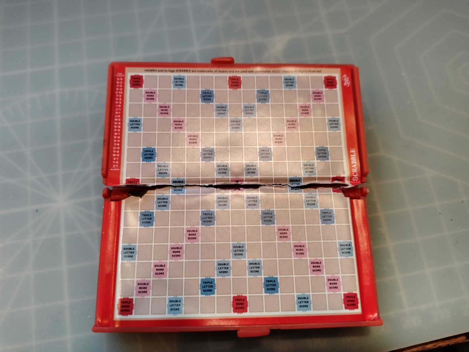 World's Smallest Scrabble, Miniature Magnetic Board, 98 Letters, 5 Blank Tiles & Portable Case, Family Game, Classic Scrabble Game, Perfect for Stocking Stuffers, Easter Gifts, Party Favors, Ages 8+ customer photo 1