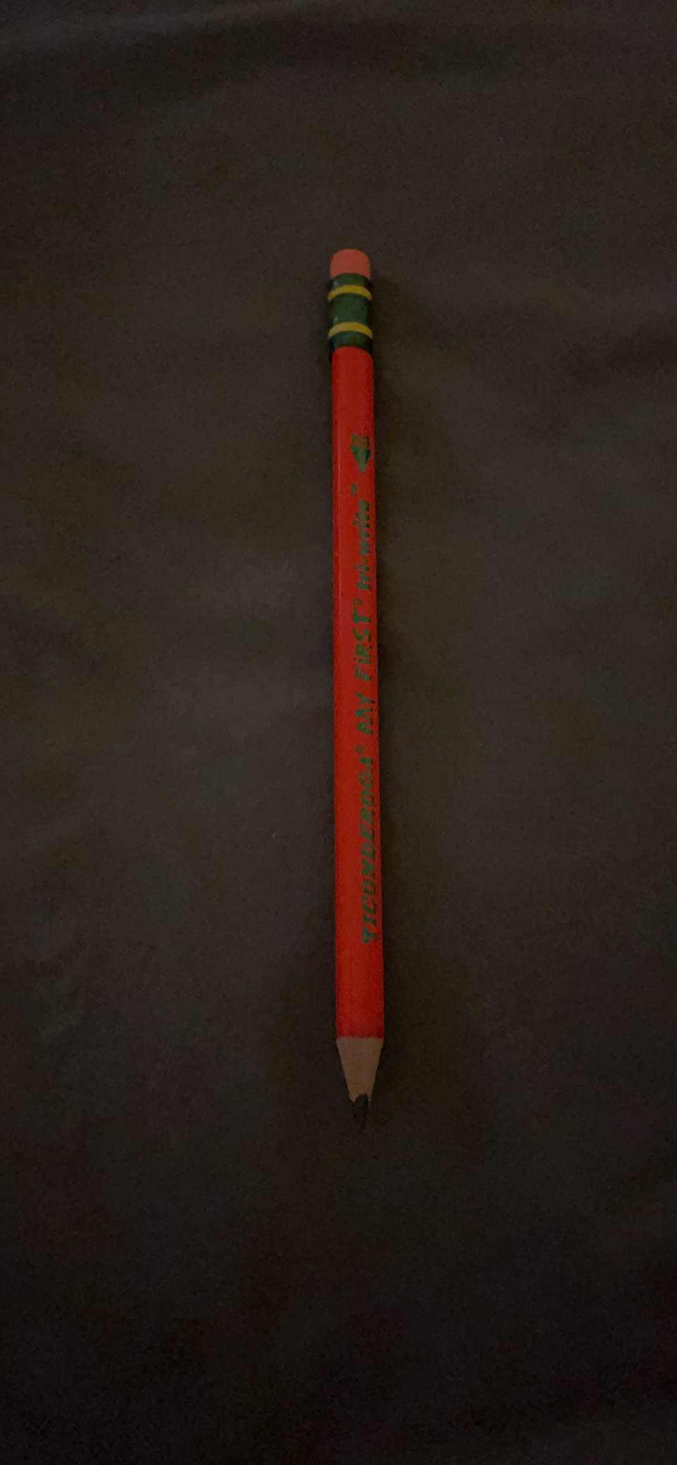Ticonderoga My First Tri-Write Wood-Cased Pencils, Pre-Sharpened | #2 HB, With Erasers, Neon Colors, 12 Count customer photo 2