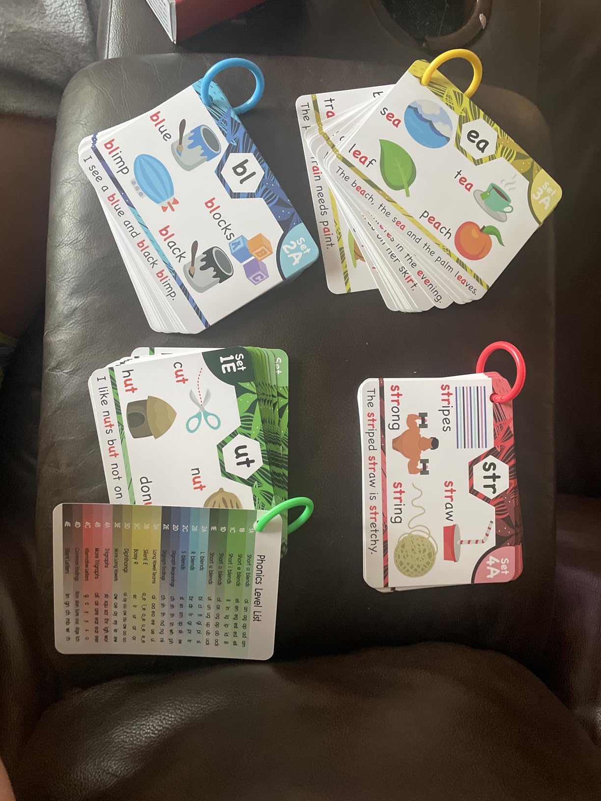 Phonics Flash Cards - Learn to Read in 20 Phonic Stages - Education for Kids Ages 4-8 Kindergarten 1st 2nd Grade customer photo 2