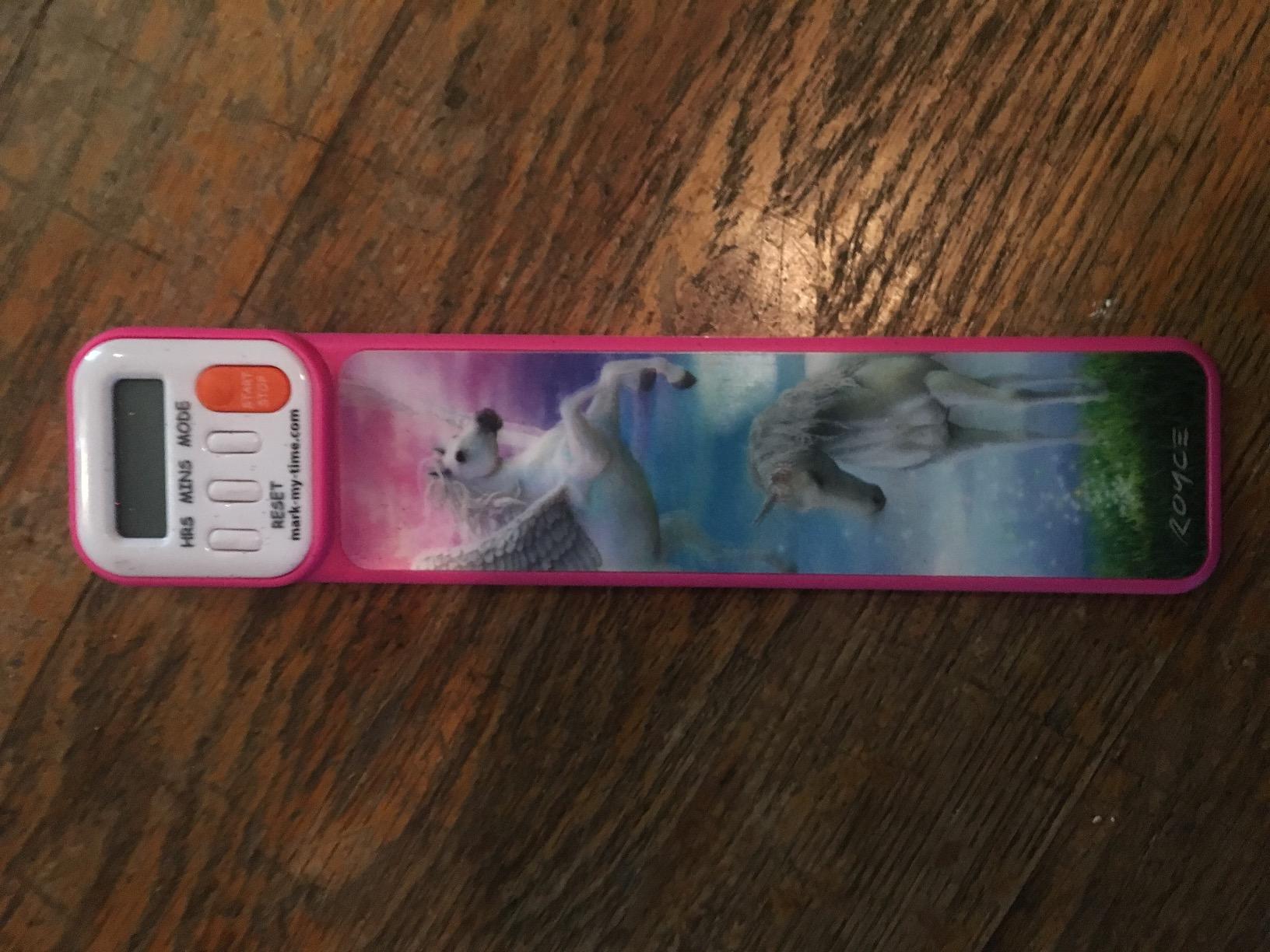 Mark-My-Time - Digital Bookmark - Mark My Time Reading Timer and Bookmark for Kids, Cool Bookmarks and Reading Incentives, Christmas Gift & Stocking Stuffer for Book Lovers - Migration customer photo 1