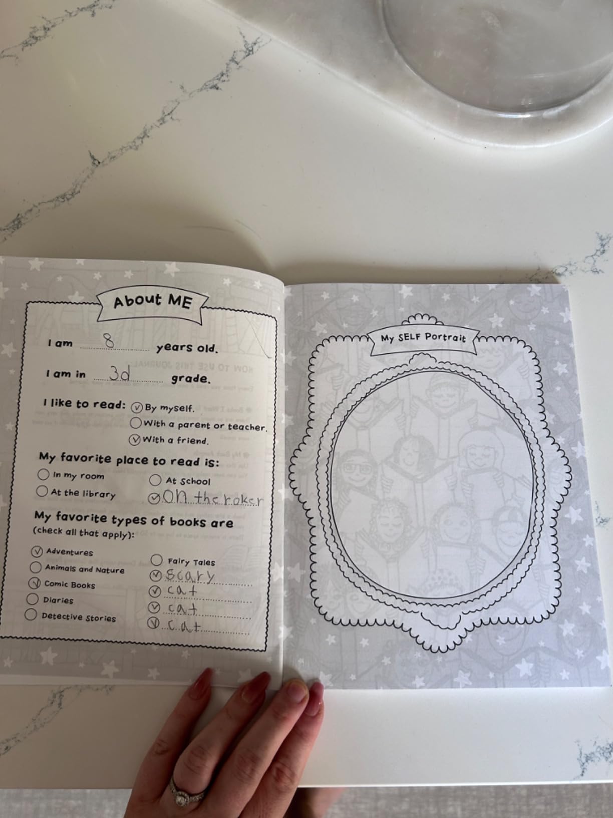 My Book Review Journal: A Reading Log for Girls - With Interactive Writing Prompts - Kids Ages 8-12 customer photo 1