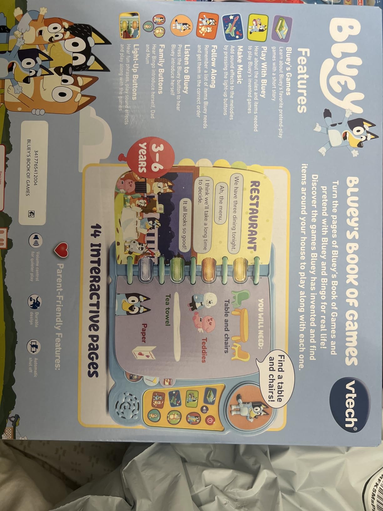 VTech Bluey Bluey's Book of Games customer photo 1