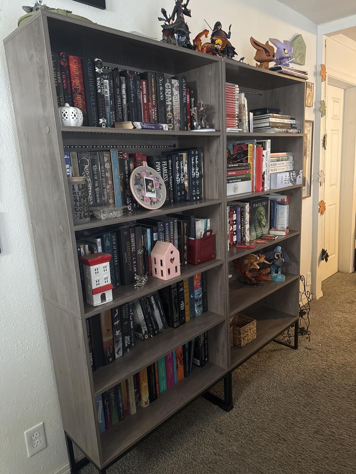 Tribesigns Tall Bookcase and Bookshelf, 70.8