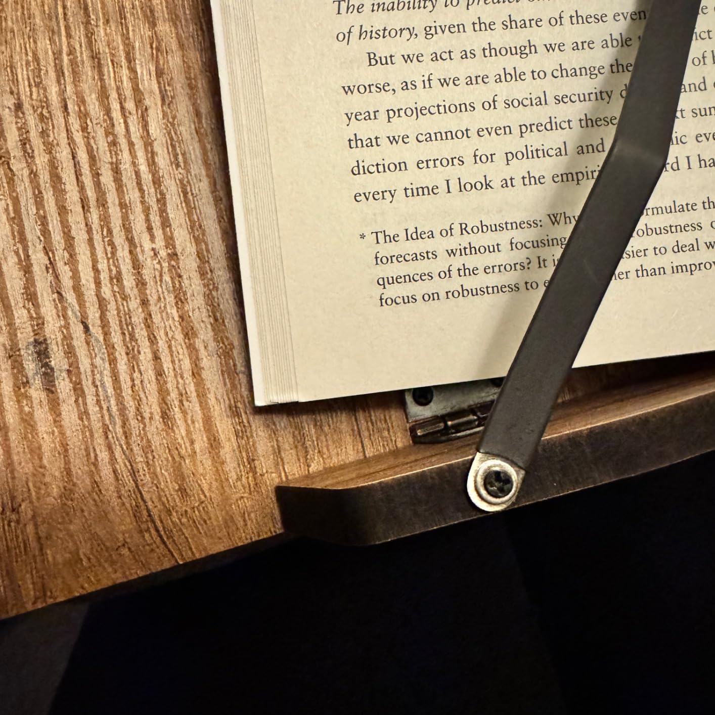 Book Stand for Reading in Bed with Storage - Book Holders for Reading Hands Free, Bed Book Holder and Book Display Stand customer photo 1