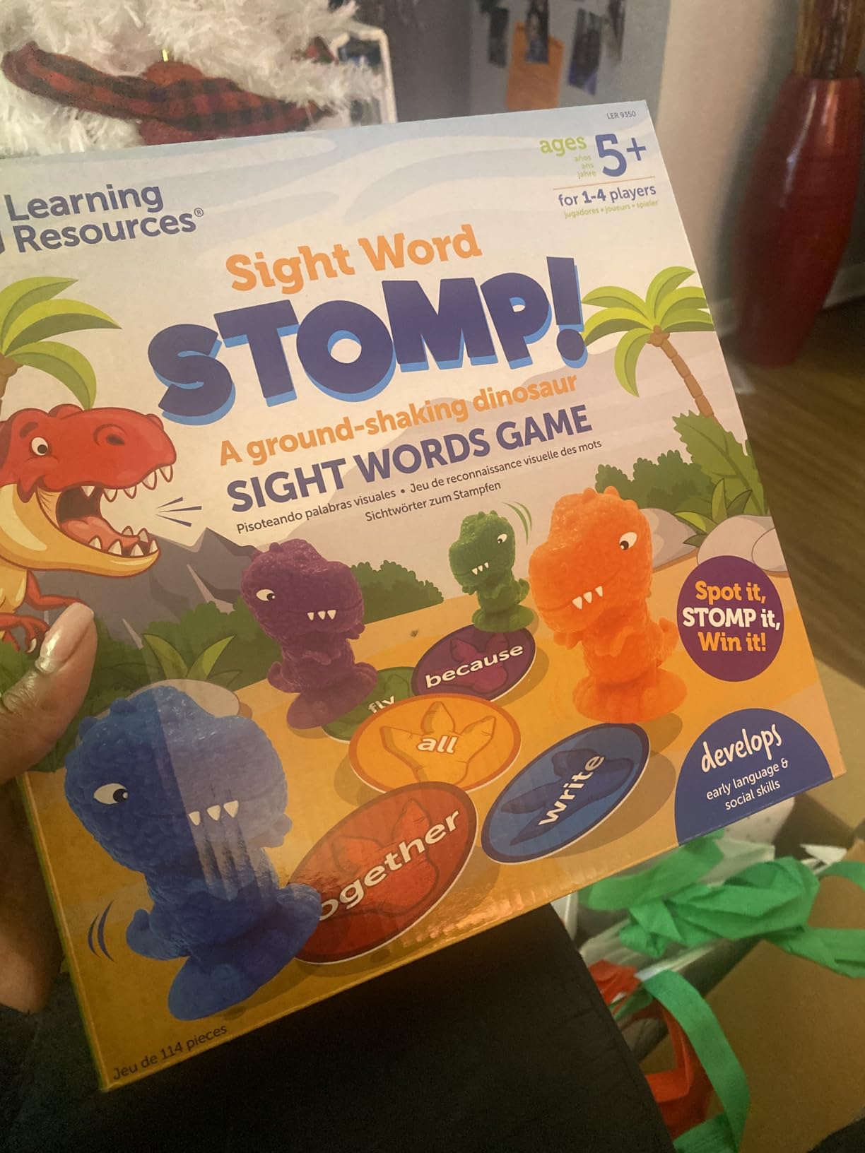 Learning Resources Sight Word Stomp! - Alphabet Toys, Phonics Flash Cards, Classroom Board Games, ABC Homeschool, Reading Manipulatives, Gifts for Boys and Girls, Visual Vocabulary customer photo 1