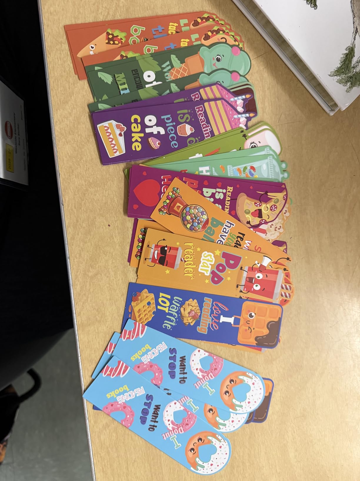 36 Pcs Scented Scratch and Sniff Bookmarks for Kids, 12 Styles | Scented Bookmarks for Elementary Classroom Must Haves Rewards Essentials 1st 2nd 3rd 4th 5th Grade, Fruit Dessert Designs customer photo 1