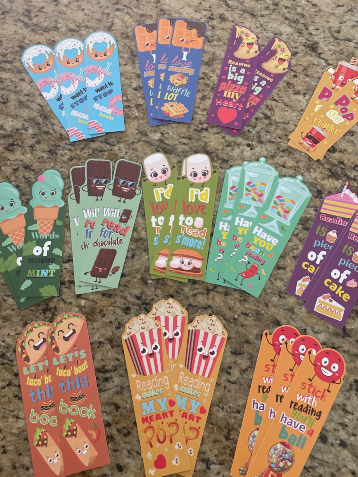 36 Pcs Scented Scratch and Sniff Bookmarks for Kids, 12 Styles | Scented Bookmarks for Elementary Classroom Must Haves Rewards Essentials 1st 2nd 3rd 4th 5th Grade, Fruit Dessert Designs customer photo 2