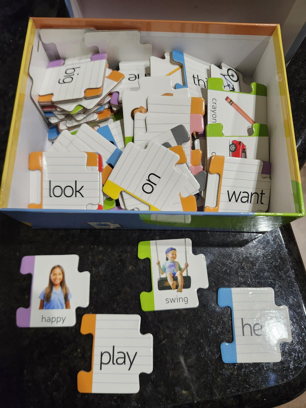 Hapinest Sentence Building for Kids, Learning Game Grammar Reading & Speech Therapy Materials Activities, Kindergarten 1st 2nd Grade Special Education Classroom Must Haves for Teachers & Homeschool customer photo 1