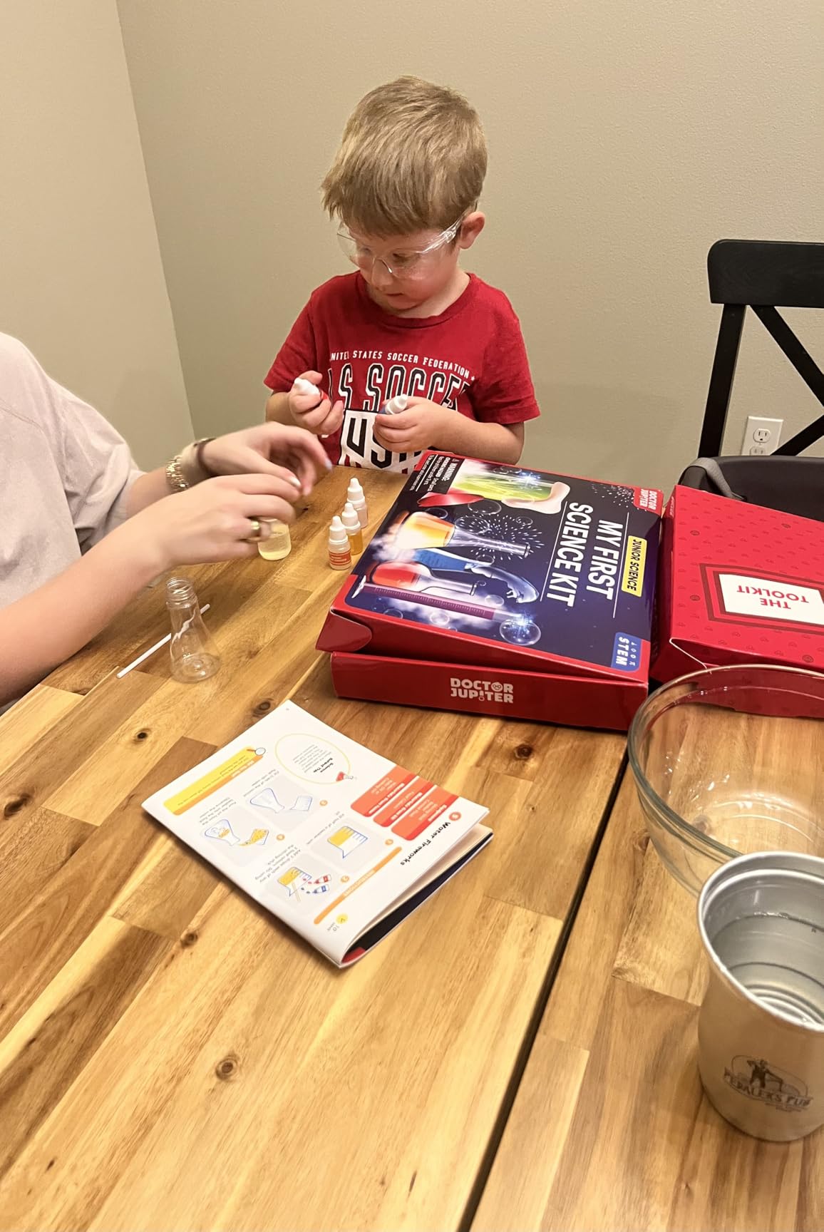 Doctor Jupiter My First Science Experiments Kit for Kids Ages 4+ | Birthday Gift Ideas for Boys & Girls 4, 5, 6, 7, 8 Year Olds, Science Kits for Kids Ages 5-7, STEM Educational Toys customer photo 1