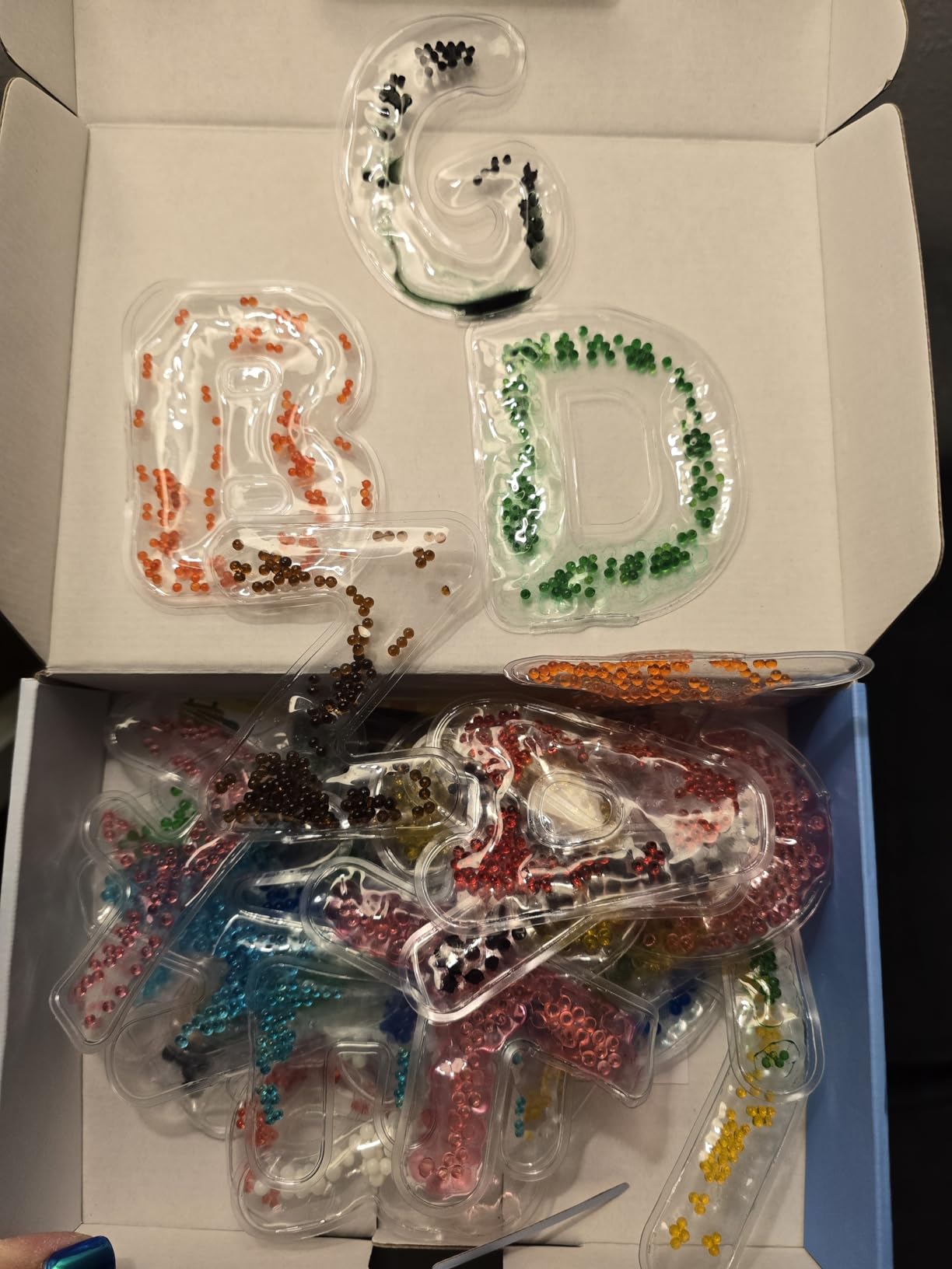 LESONG Autism Sensory Fidget Toys: Alphabet Letters ABC Learning Educational Montessori Toys, Quiet Fidgets Sensory Toys for Classroom customer photo 1