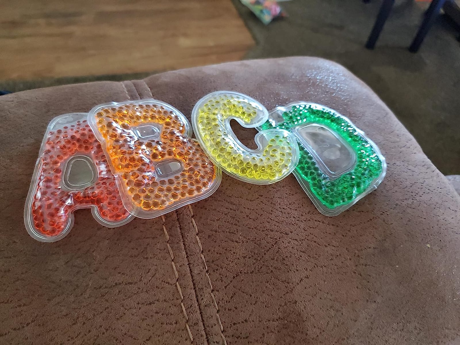 LESONG Autism Sensory Fidget Toys: Alphabet Letters ABC Learning Educational Montessori Toys, Quiet Fidgets Sensory Toys for Classroom customer photo 2
