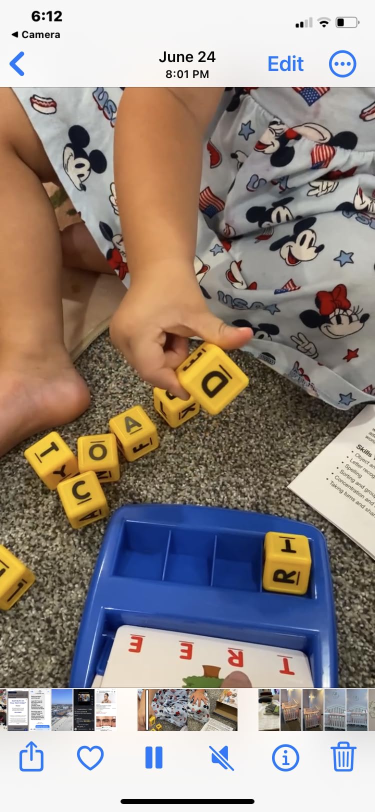 Matching Letter Game, Spelling Word and Increases Memory, Early Learning Educational Toy for Preschool & Kindergarten Kids Over 3-8 Years Old customer photo 2