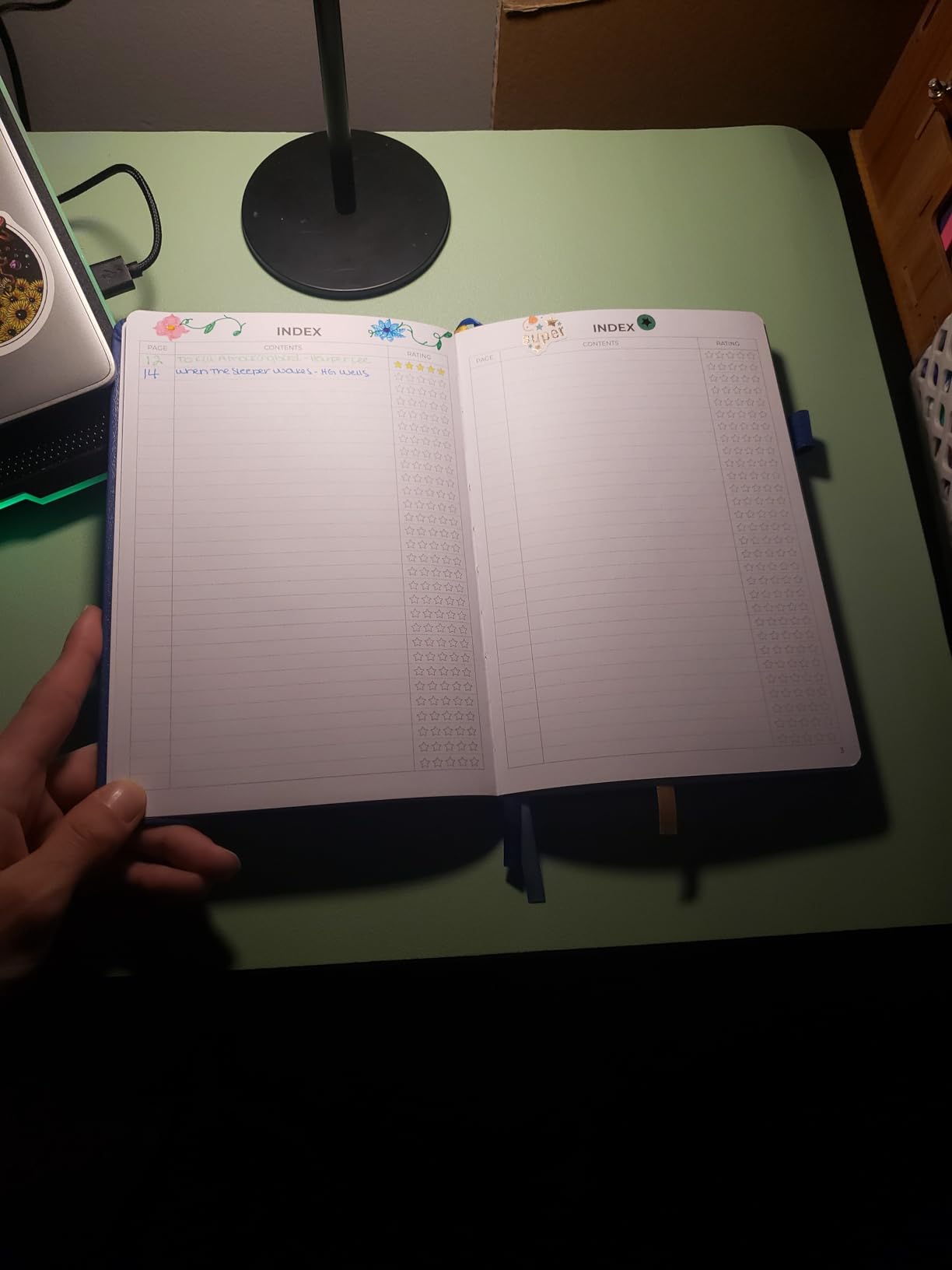 Clever Fox Reading Journal, Book Tracking Log - Hardcover book review notebook, Tracker for kids, teens & adults customer photo 2