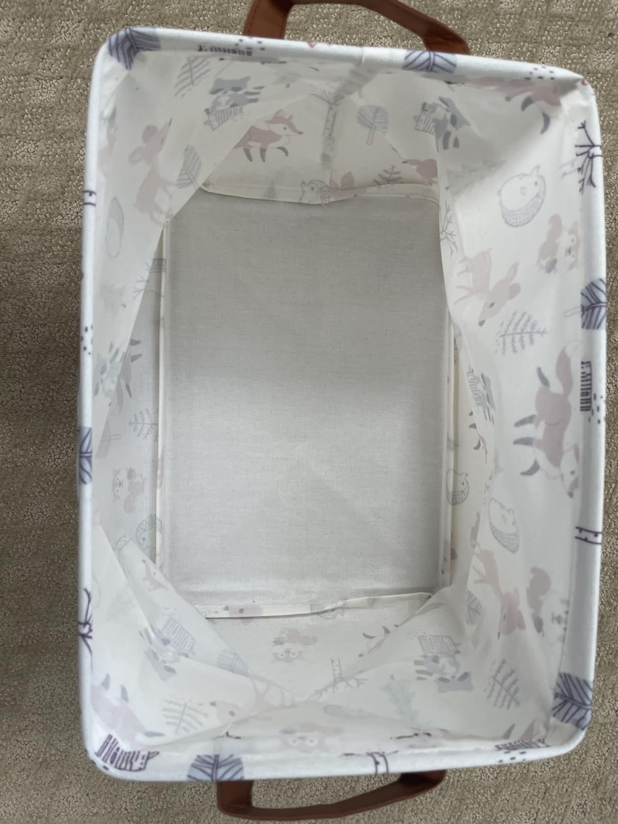 NTAOHAMPER Rectangular Storage Basket, Books Box, Gift Basket, Room Decor (Animal) customer photo 1