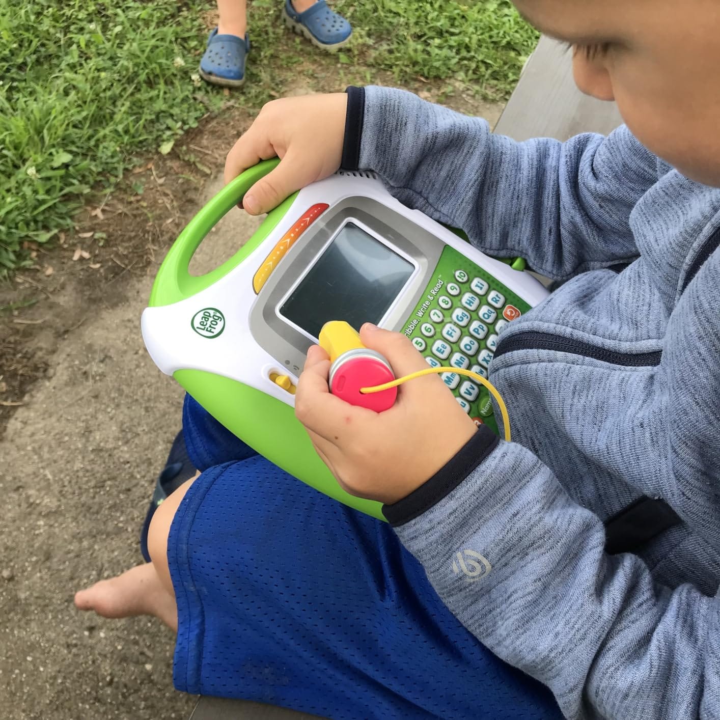 LeapFrog Mr Pencil's Scribble Write and Read, Green customer photo 1