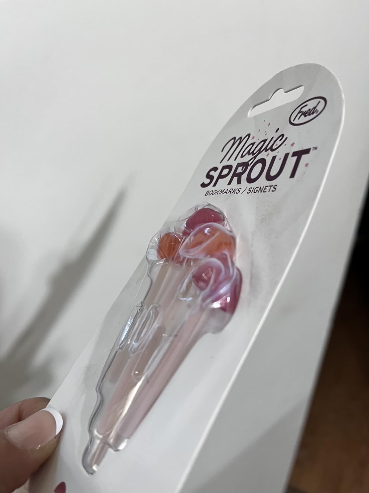 Genuine Fred Magic Sprout, Mini-Mushroom Bookmarks - Set of 4 - Two Sizes & Colors - Soft, Flexible Silicone - Fun Stocking Stuffer, Gift for Book Lovers, Teachers, Back to School - Cottagecore Decor customer photo 1