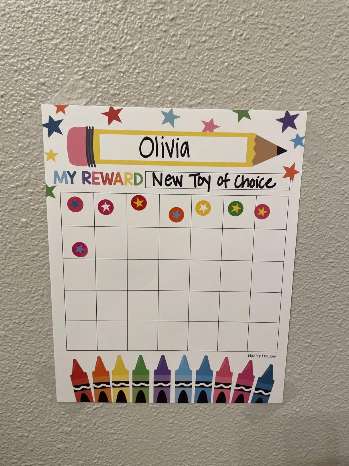 Sticker Chart for Kids Behavior at Home and Back to School Reward Charts | Retro Colorful Behavior Chart for Kids at Home, Incentive Sticker Sheets for Children Behavior, Star Chart for Rewards customer photo 1