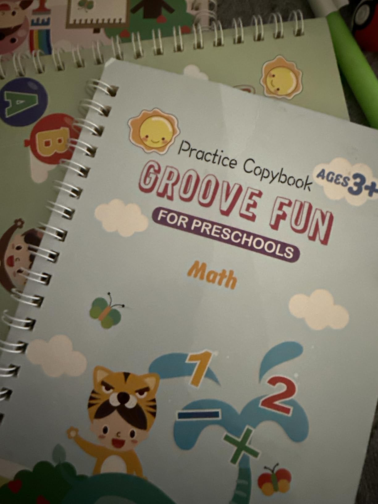 AALGO Handwriting Book Practice for Kids, Reusable Grooved Handwriting Books | Magic Grooved Writing Practice for Kids Age 3-5 customer photo 1