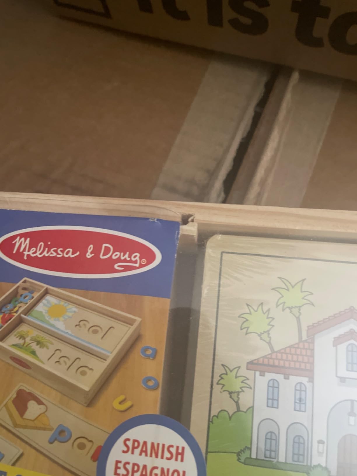 Melissa & Doug Spanish See & Spell Educational Language Learning Toy - FSC-Certified Materials customer photo 2