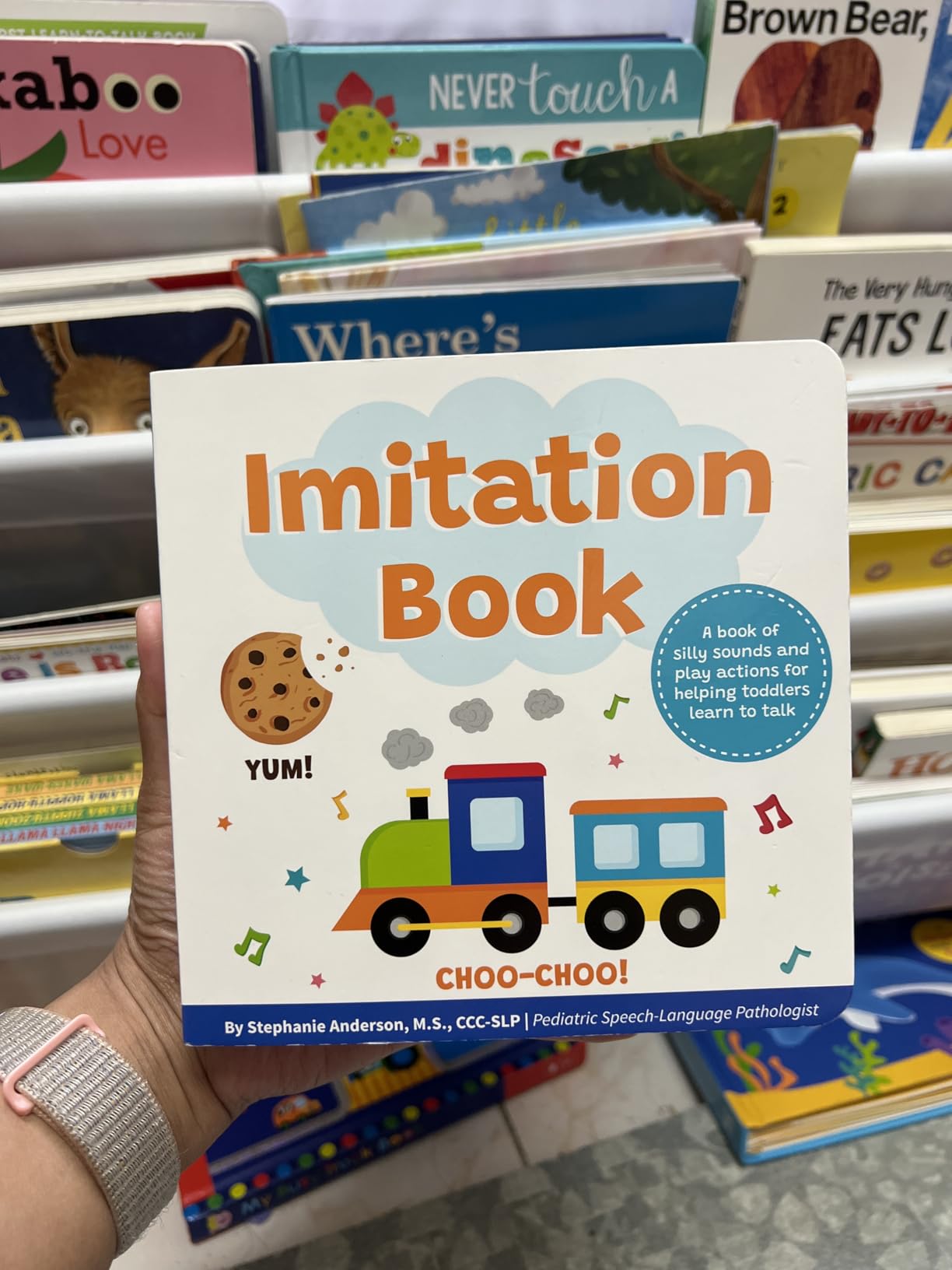 Imitation Book: Interactive & Fun Learn to Talk Board Book For Toddlers Ages 0-4, Written by a Speech Therapist customer photo 1