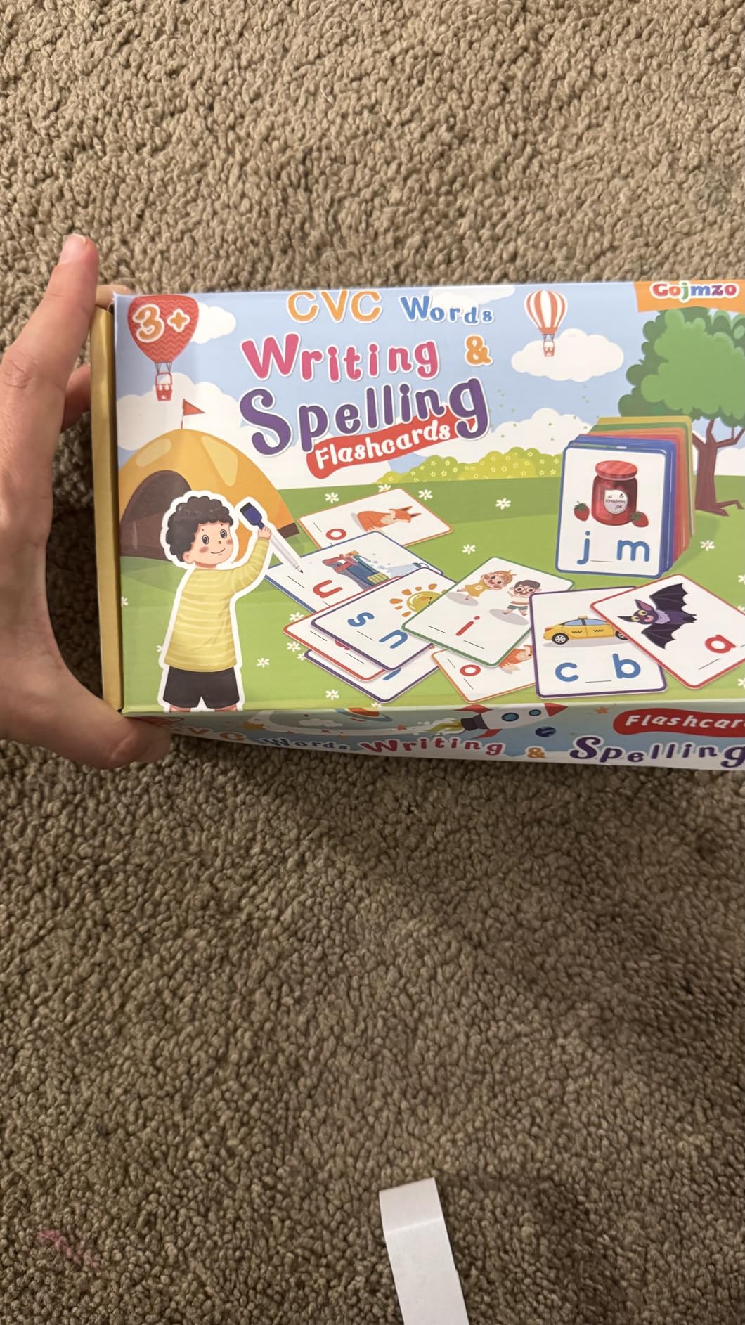 CVC Word Writing & Spelling Flash Cards, Kindergarten Reading Workbooks | Learn to Read, Sight Words Flash Cards Kindergarten, Learning Activities, Montessori Educational Toys, Kids Boys Girls Gifts customer photo 1