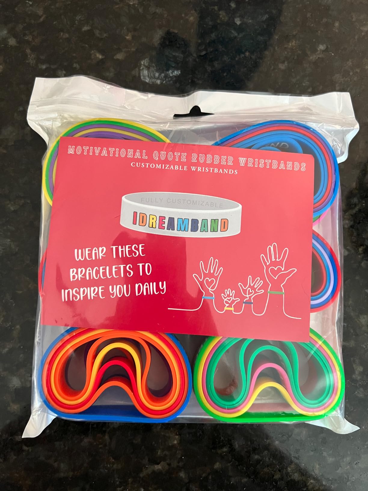 60 PCS Motivational Wristbands For Students Inspirational Bands | Classroom Prizes/Gifts for Students. Party Supplies, Birthday Gifts, School Prizes for Teens Kids customer photo 2